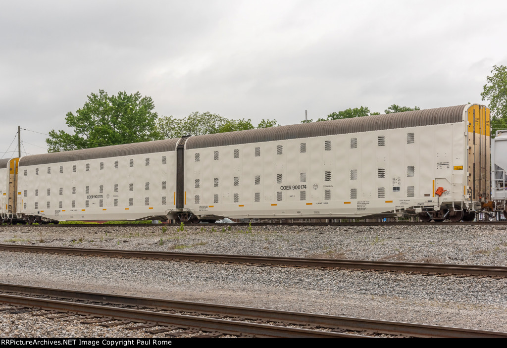 COER 900174, Auto-Max II Autorack Car on the NSRR